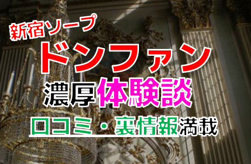 新宿の高級風俗店ドンファン潜入レポート