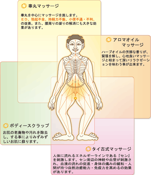 男と女はイロイロ違うシリーズ タイのマッサージ 〜睾丸マッサージの謎〜 続きも描きました!!