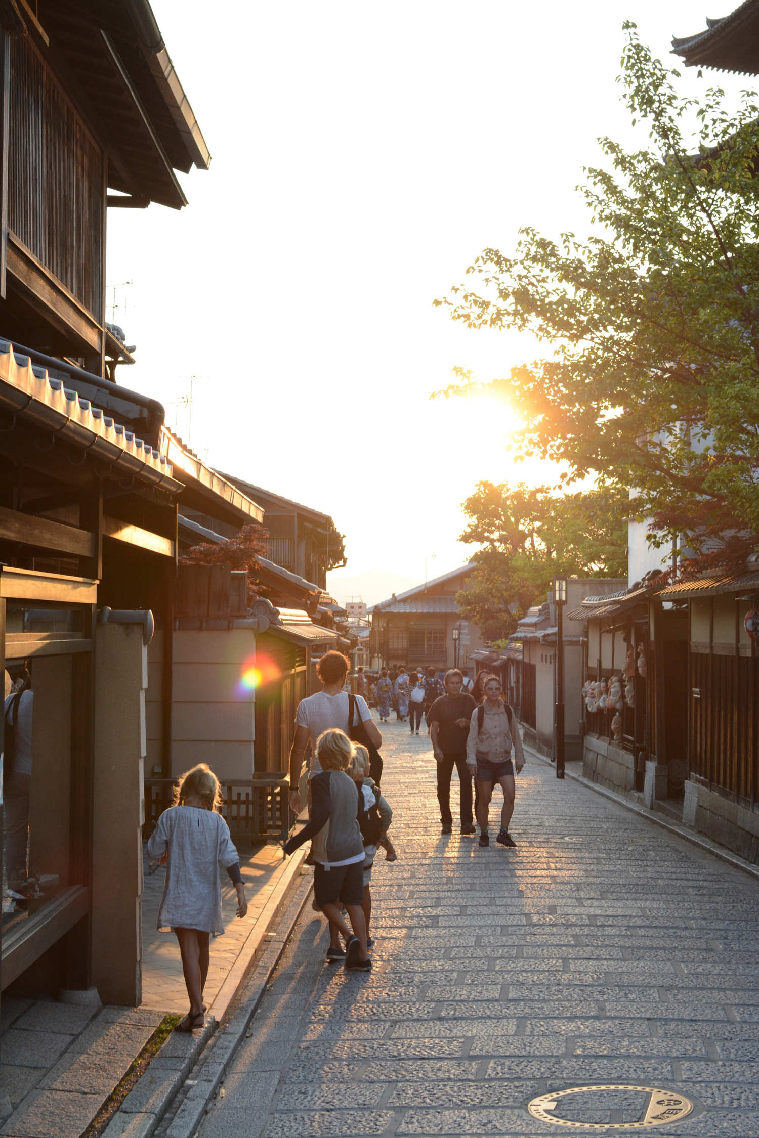 Sunset in Kyoto, Japan