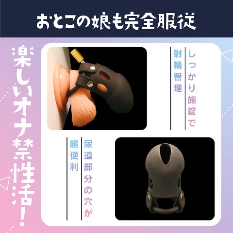 アダルトグッズ・大人のおもちゃ専門通販ショップ SEX TOYS:射精管理 貞操帯 CB6000S(ロングブラック)の商品詳細