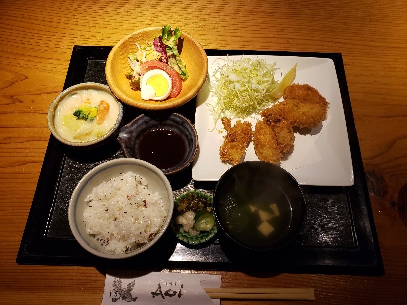 ✨食遊亭 Aoi （アオイ）✨ . 白島にある和食のお店“アオイ”さん🍶