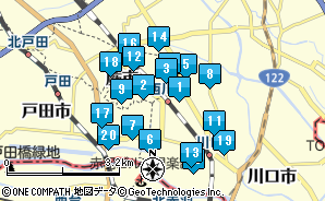 西川口駅周辺の生活利便性を知る｜埼玉県【アットホーム タウンライブラリー】