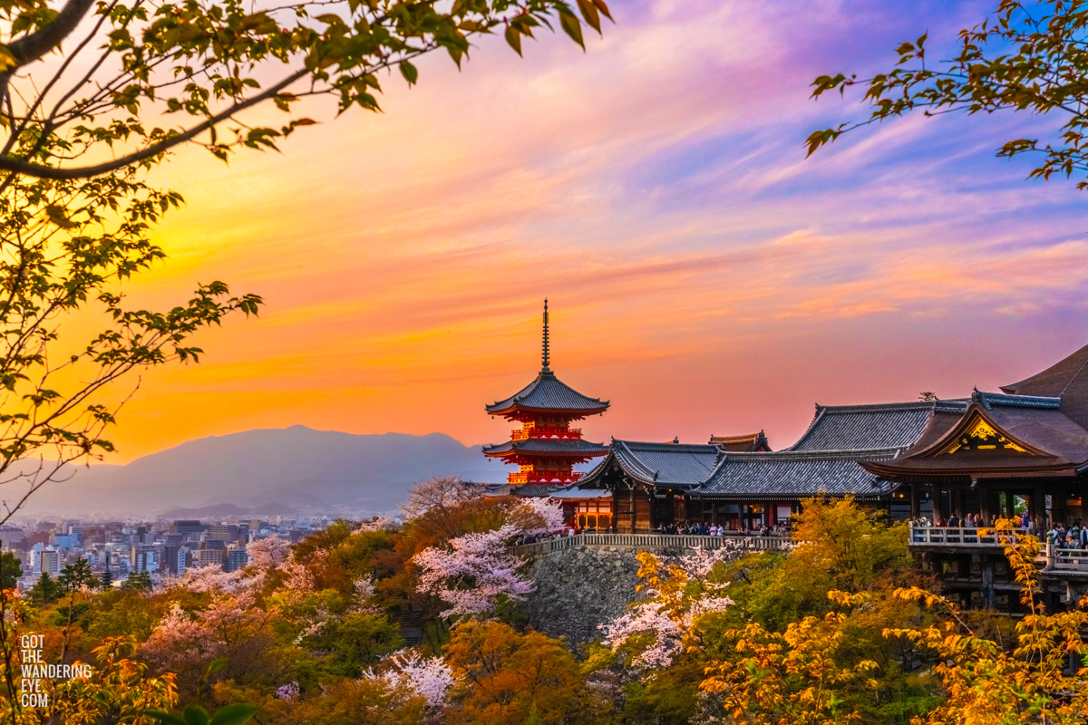 Kyoto japan sunset 1080P,