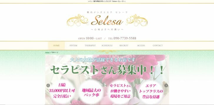 神奈川・関内 メンズエステ Selesa（セレーサ） / 全国メンズエステランキング