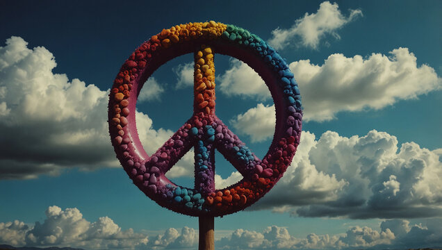 Colorful Peace Symbol