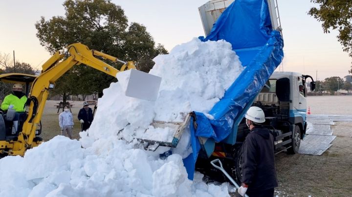 名古屋で記録的大雪 ２００５年以来　市内混乱