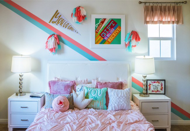 Elementary Girl's Bedroom Ideas: