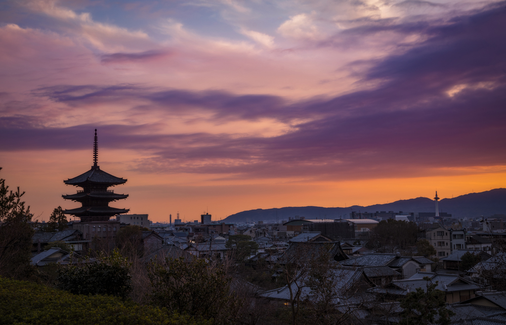 Street Sunset in