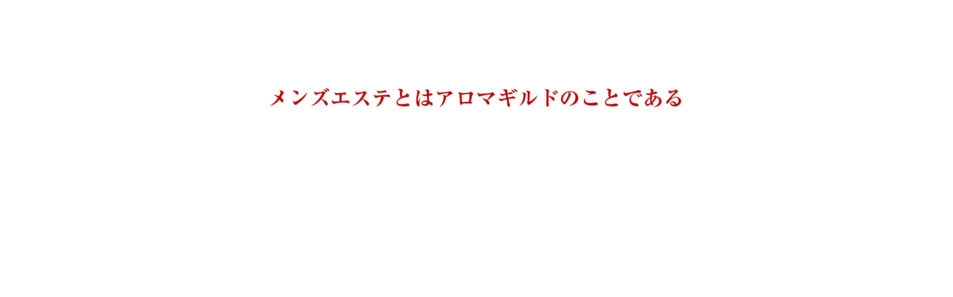 町田メンズエステ・マッサージ 町田アロマギルド