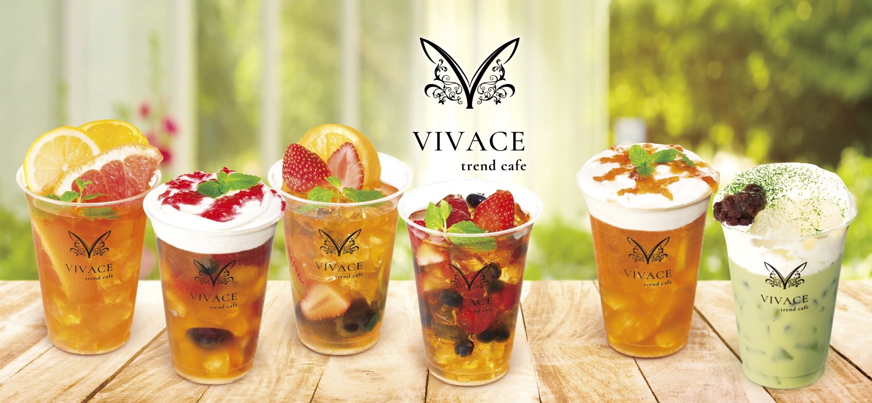 食べる紅茶「FooTea」と「ドルチェドーナツ」のコラボ店『VIVACE trend cafe』が自由が丘に11月17日(金)オープン｜CHARIS 株式会社のプレスリリース