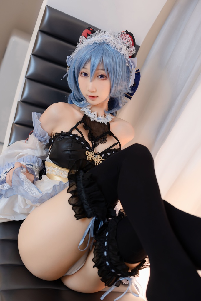 透け透けでエッチ可愛いくまハーネスメイドコスプレ 黒【エビスタジオ】NO.238 |