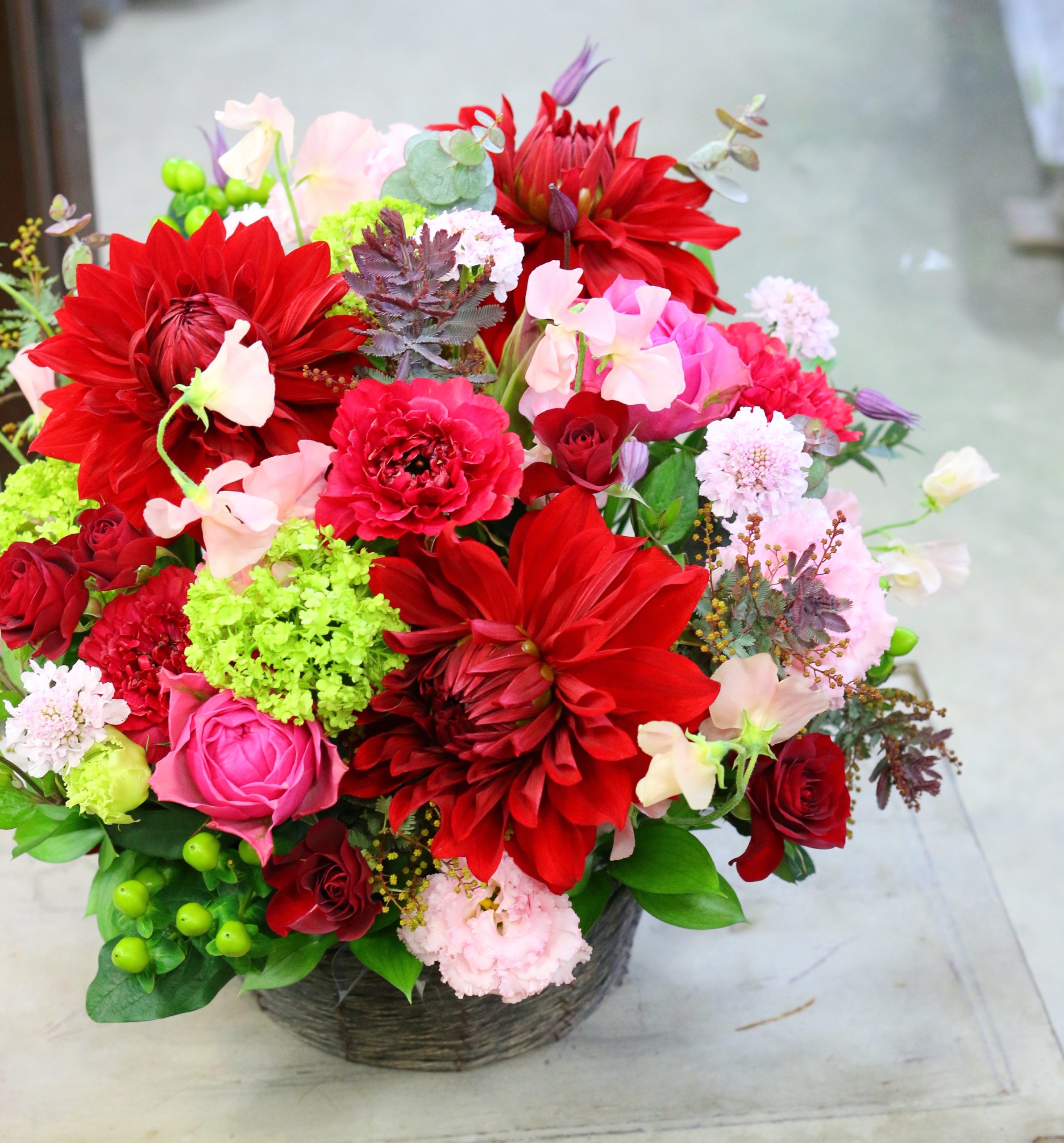 還暦祝いの花の花 | 群馬県前橋市の花屋