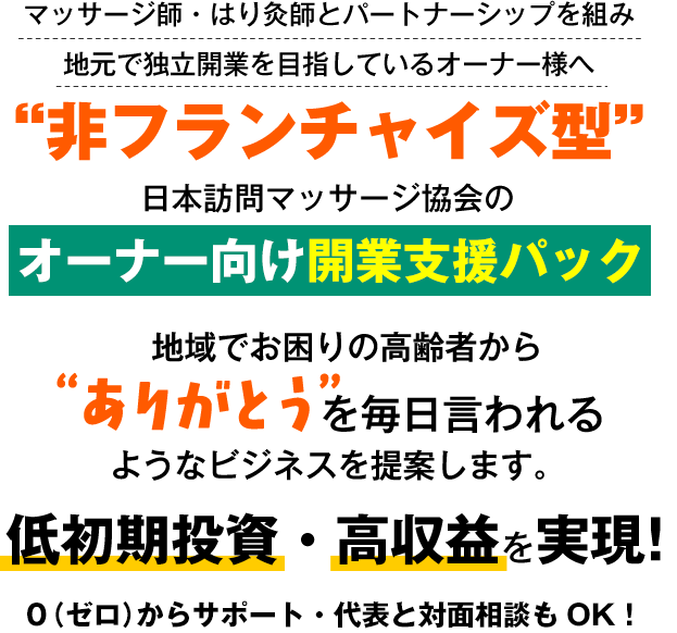 訪問マッサージご利用前に『無料体験治療』を受けていただきます。 | こころ治療院