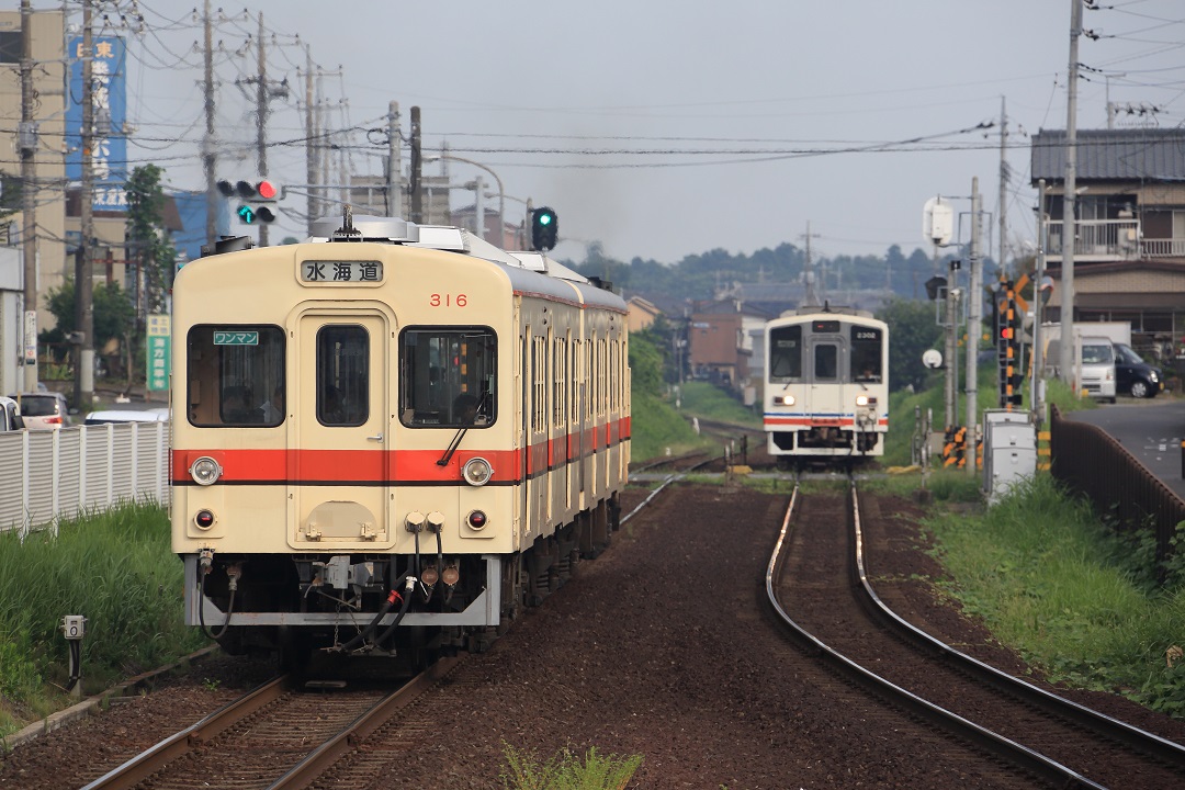 関東鉄道キハ310形、7月に引退 国鉄車改造し常総線で46年 HM掲出も