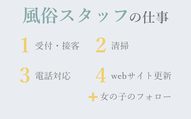 風俗スタッフの前職は何系が多い？採用されやすい業種は？｜野郎WORKマガジン