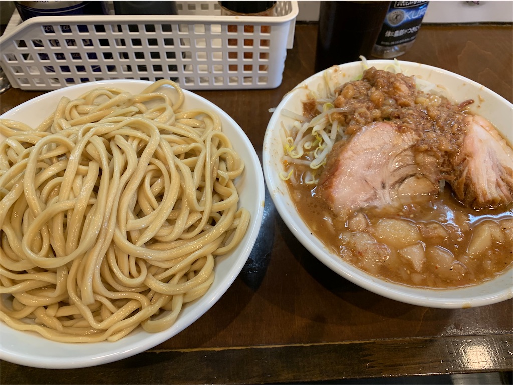 麺屋 歩夢@淵野辺〜大つけ麺／味玉／デカ盛り／極太麺〜 -