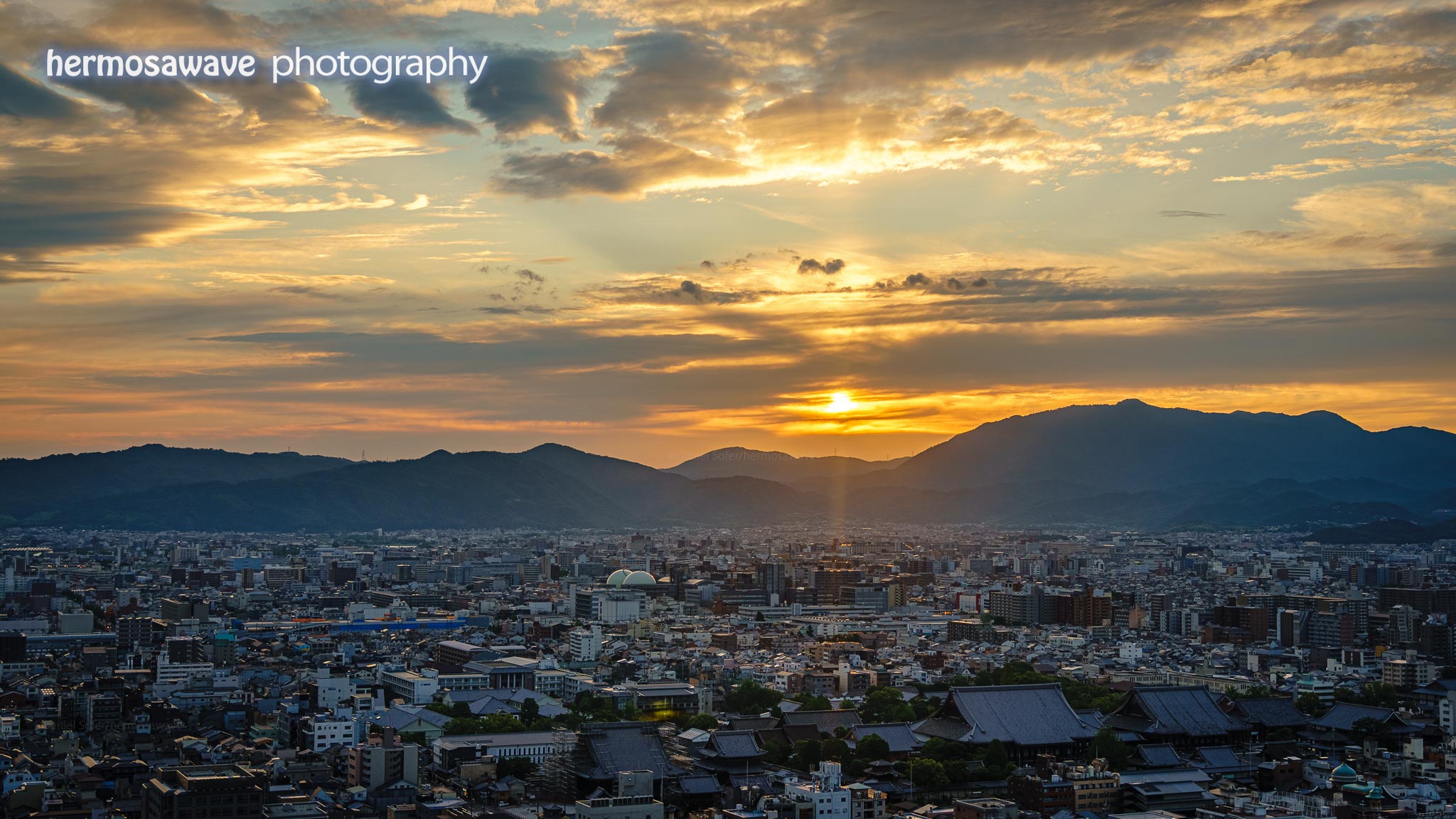 Sunset in Kyoto