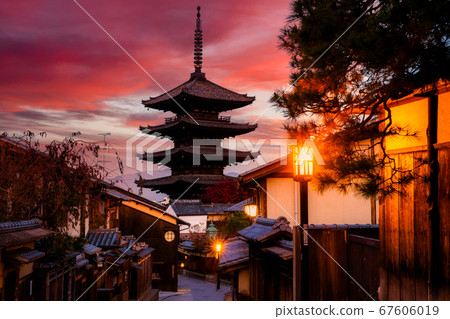 Sunset at Kiyomizu-dera