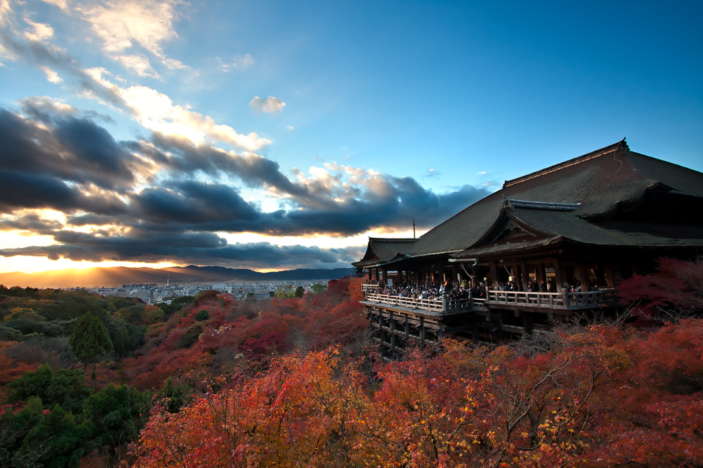 Sunset In Kyoto, Kyoto,