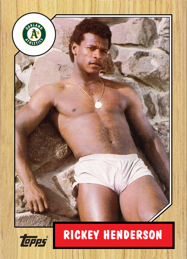 Rickey poses for Playgirl |